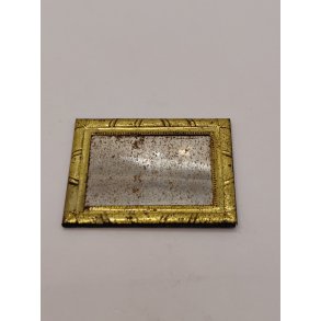 Spejl i metal fra 1920'erne med patina (antik) 