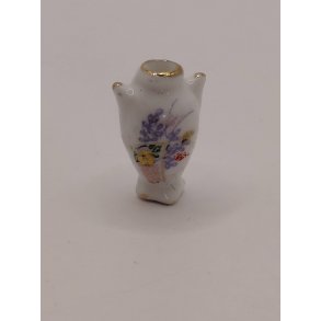 Vase/urne i porcel�n (brugt)