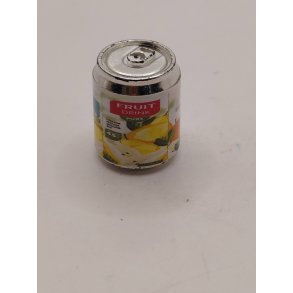 D�se med frugt drik (brugt)