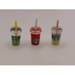 1 stk bobbel tea i Starbucks glas i plastik (nyt)