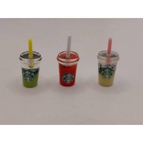 1 stk bobbel tea i Starbucks glas i plastik (nyt)
