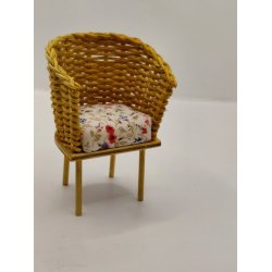 Stol i flet (h�ndlavet) 1:12