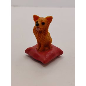 Chihuahua p� pude i plastik (brugt)