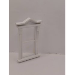 Vindue i tr� med plastik ruder (brugt/fin stand)