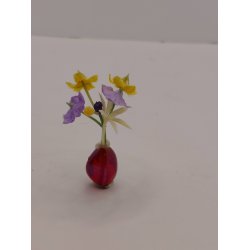 Blomster i vase (brugt)