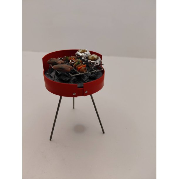 Have grill med indhold i original emballage. Delph Miniatured (ny) 1:12