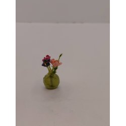 Vase med blomster (brugt)