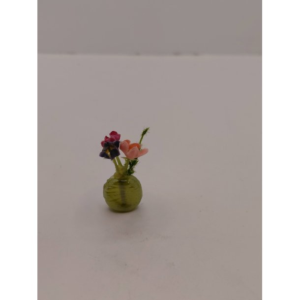Vase med blomster (brugt)