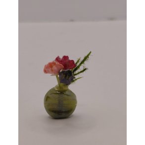 Vase med blomster (brugt)