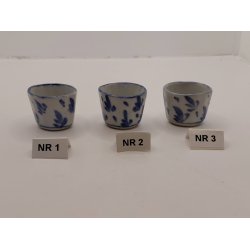 1 stk Krukke i porcel�n (brugt)