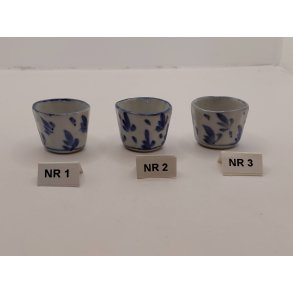 1 stk Krukke i porcel�n (brugt)