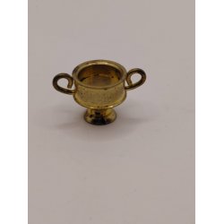 Pokal/lysestage/sk�l i metal (vintage)