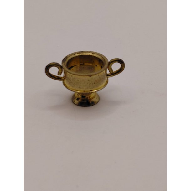 Pokal/lysestage/sk�l i metal (vintage)