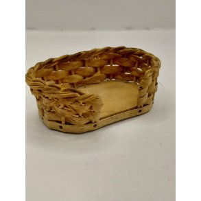 Flettet hund/katte kurv (vintage)