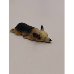 Corgi der sover. I resin (ny)