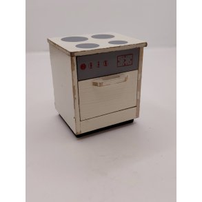 Komfur i tr� fra 1960'erne (vintage med patina)