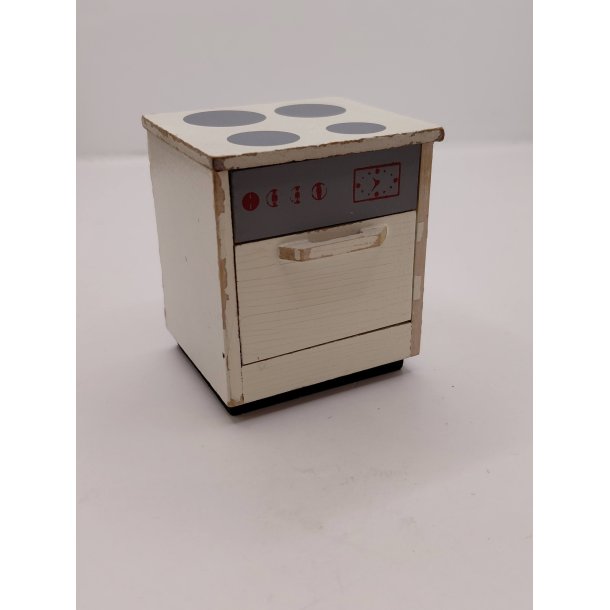 Komfur i tr� fra 1960'erne (vintage med patina)