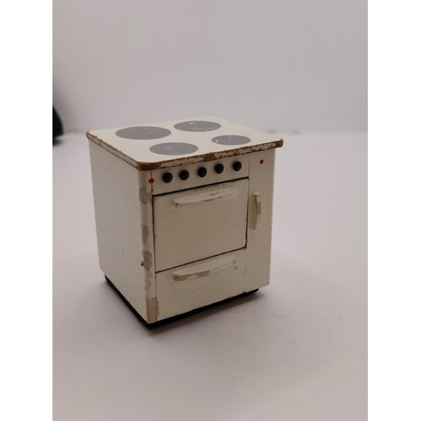 Komfur i tr� fra 1960'erne (vintage med patina)