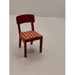 Spisebordsstol i tr� (vintage) 1:18