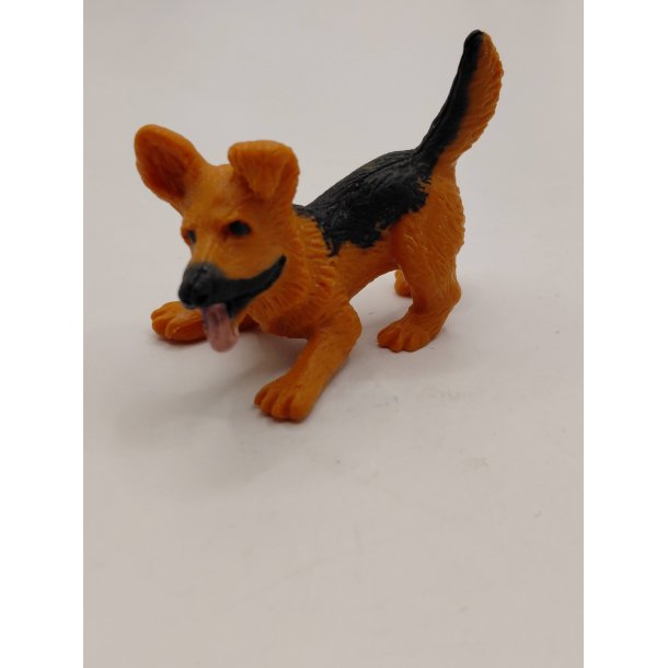 Sch�ferhund hvalp i plastik (ny)