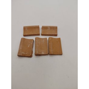 5 stk Terrakotta sten (nye)