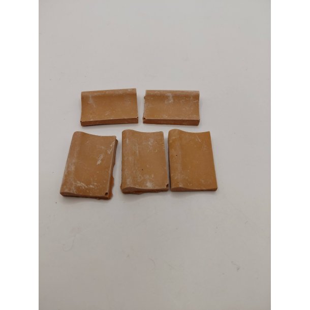 5 stk Terrakotta sten (nye)