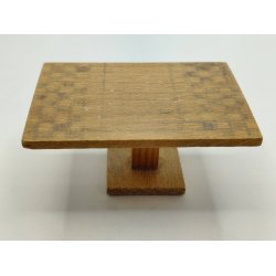 Bord med skak m�nster for hver ende (vintage)