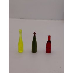 3 flasker i plastik (vintage)