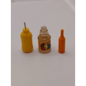 3 flasker i plastik (brugte)