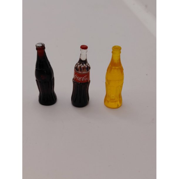 3 flasker i plastik (brugte)
