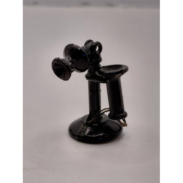 Gammeldags telefon i metal (brugt)