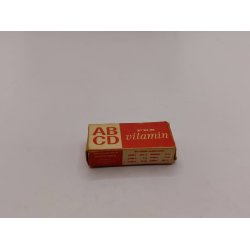 FDB vitaminer �ske i kraftig karton. DANSK (vintage)