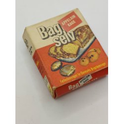 FDB bag selv appelsin kage stor �ske i kraftig karton. DANSK (vintage)