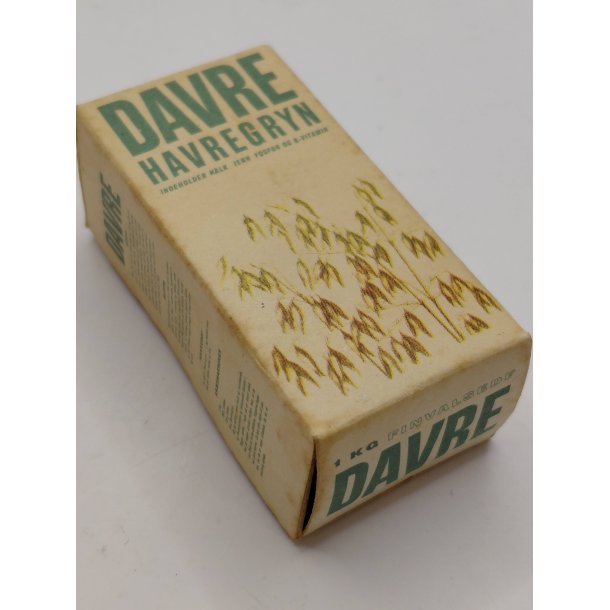 Havregryns (stor) �ske i kraftig karton. DANSK (vintage)
