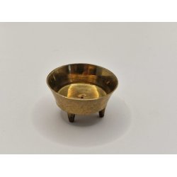 Skl / bl fad i metal (brugt)