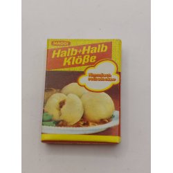 Maggi kartoffel bolle stor �ske i kraftig karton. Tysk (vintage)