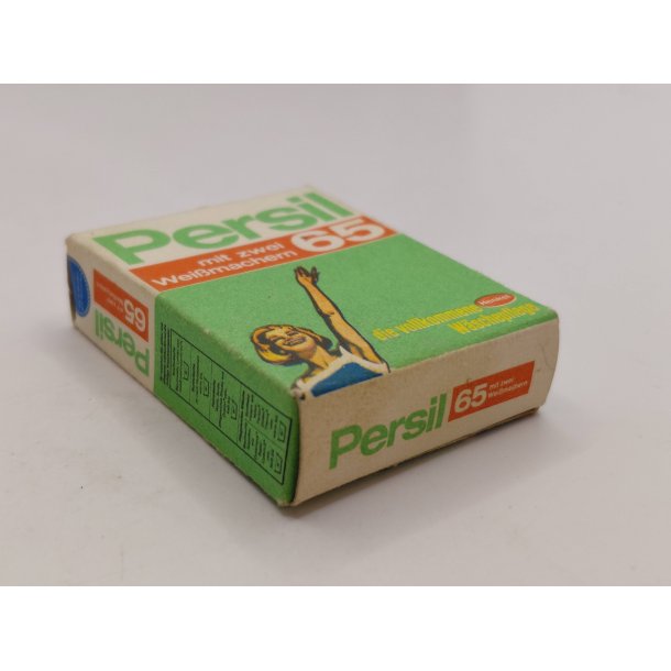 Persil 65 vaskepulver stor �ske i kraftig karton. Tysk (vintage)