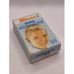 Knor havregryn. Stor �ske i kraftig karton. Tysk (vintage)