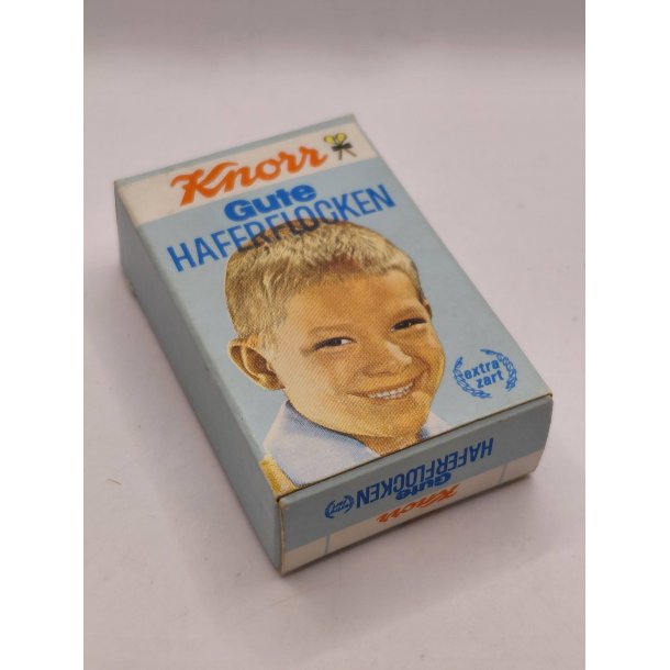 Knor havregryn. Stor �ske i kraftig karton. Tysk (vintage)