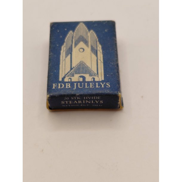 FDB julelys �ske i kraftig karton. DANSK (vintage)