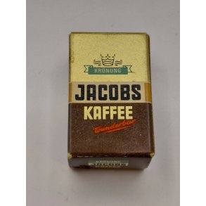 Jacobs kaffe �ske (stor) i kraftig karton. DANSK (vintage)