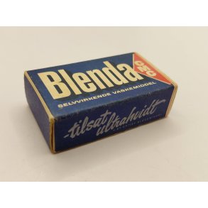 Blenda vaskepulver stor �ske i kraftig karton. DANSK (vintage)