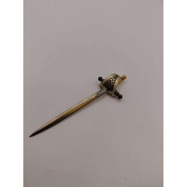 Toledo miniature sabel/sv�r i metal (brugt)