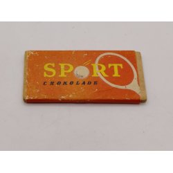 Sport chokolade �ske i tr�. FDB (vintage) 5,3 x 2,5 cm