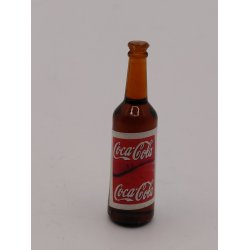Coca cola flaske i plastik (vintage) 4 x 1 cm
