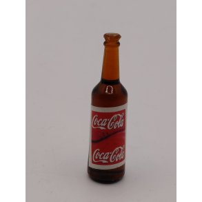 Coca cola flaske i plastik (vintage) 4 x 1 cm
