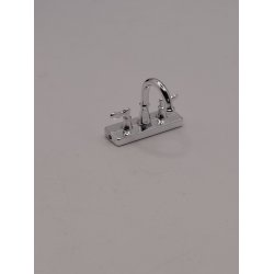 Blandingsbatteri/vandhane i plastik (ny)