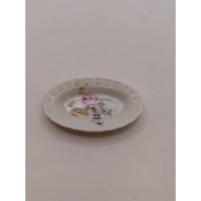 Fad i porcel�n med blomster (vintage)
