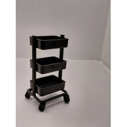 Rulle vogn i plastik ( a la IKEA) (brugt)