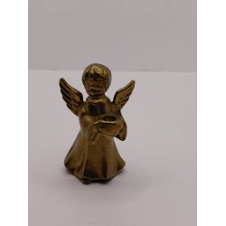 Engel med lyseholder i metal (vintage)